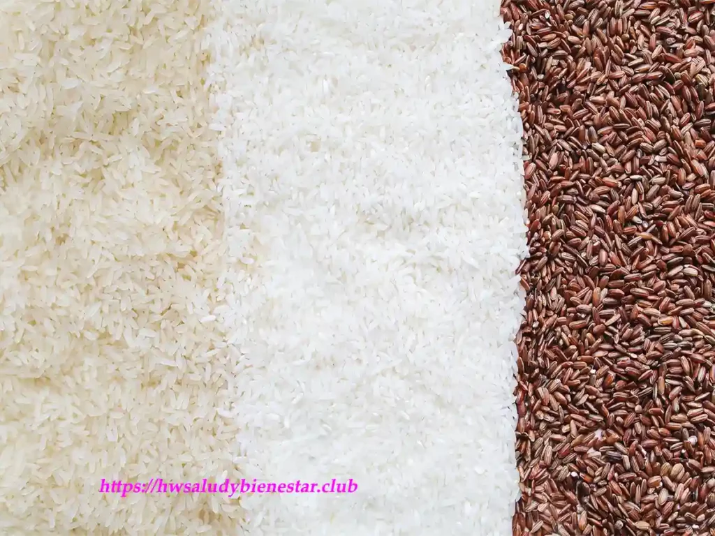 Tipos diferentes de arroz